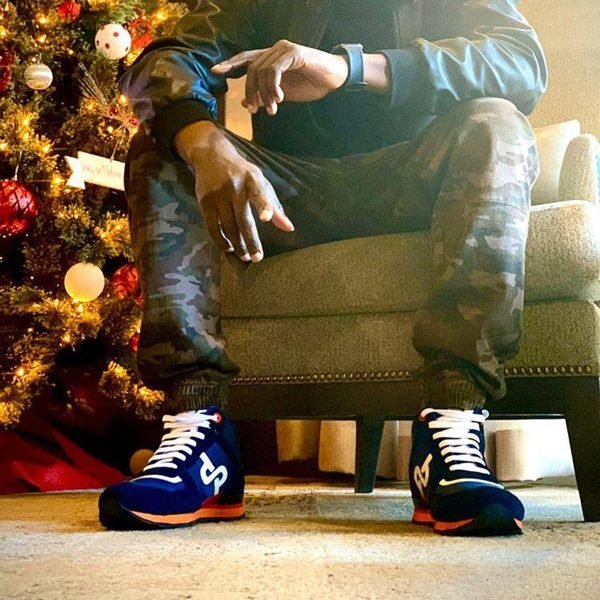 High Top Lace-Up Suede Sneakers main image 1
