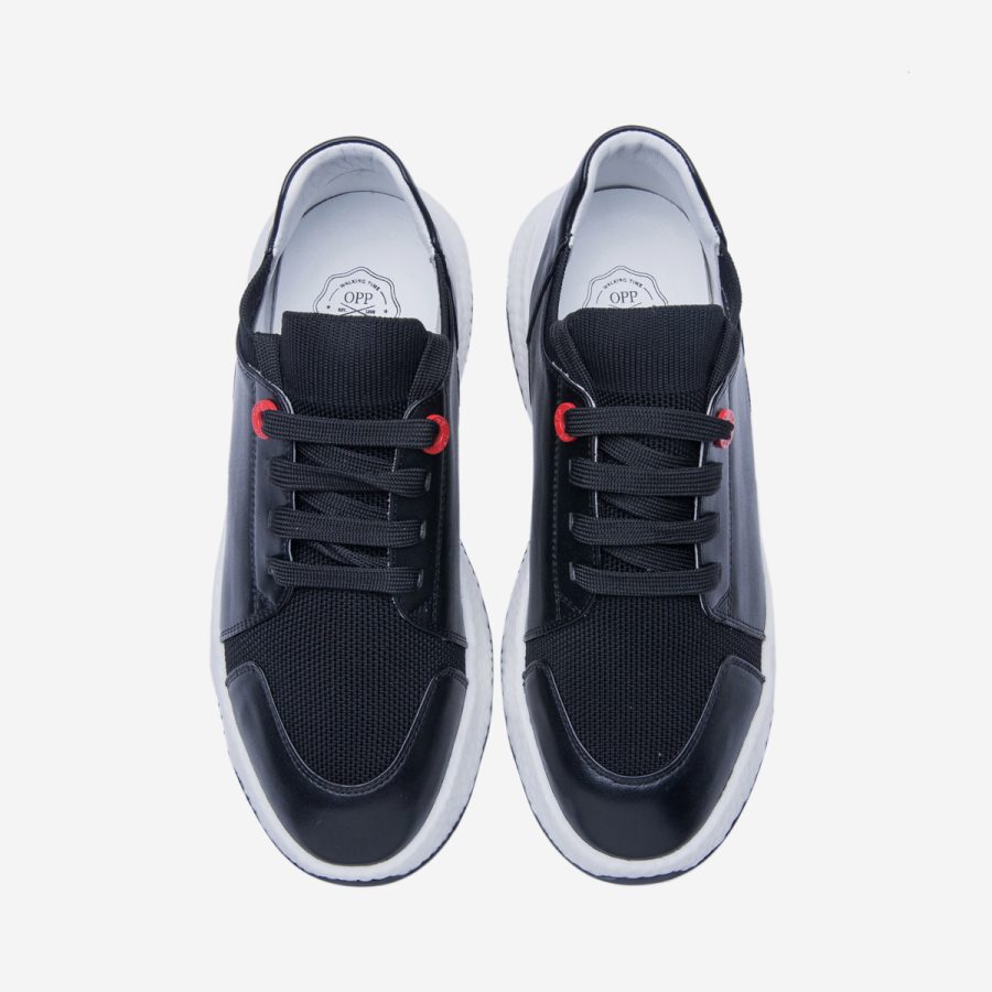 Casual Lace-Up Shoes Black - Image 2