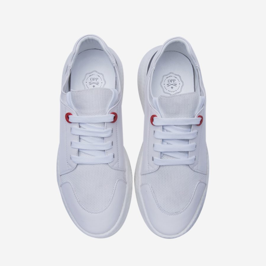 Casual Lace-Up Shoes White - Image 2