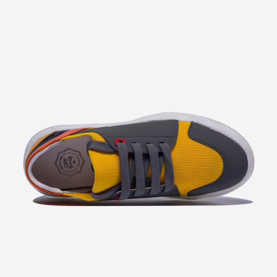 Casual Lace-Up Shoes Yellow - Image 5