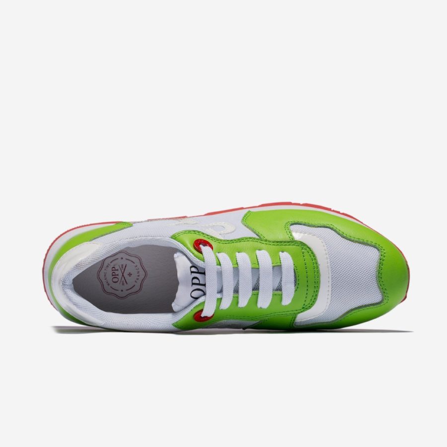 Women Lace-Up Suede Sneakers Green - Top Women Sneakers - OPP Official Store (OPP France)