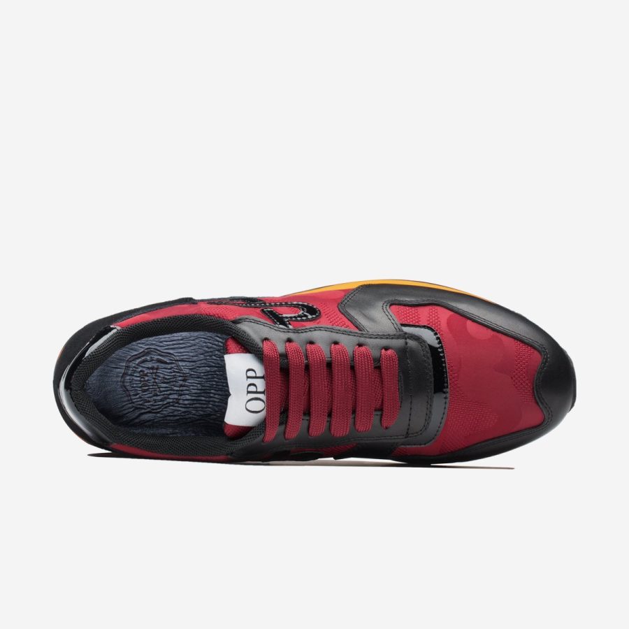 Lace-Up Sneakers Red - Top Sneakers - OPP Official Store (OPP France)