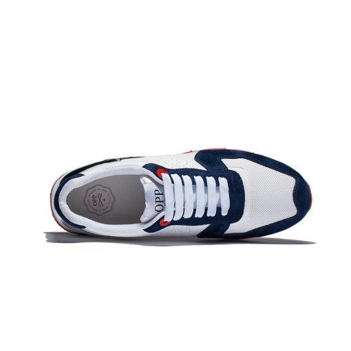 Lace-Up Suede Sneakers Blue - Top Sneakers - OPP Official Store (OPP France)