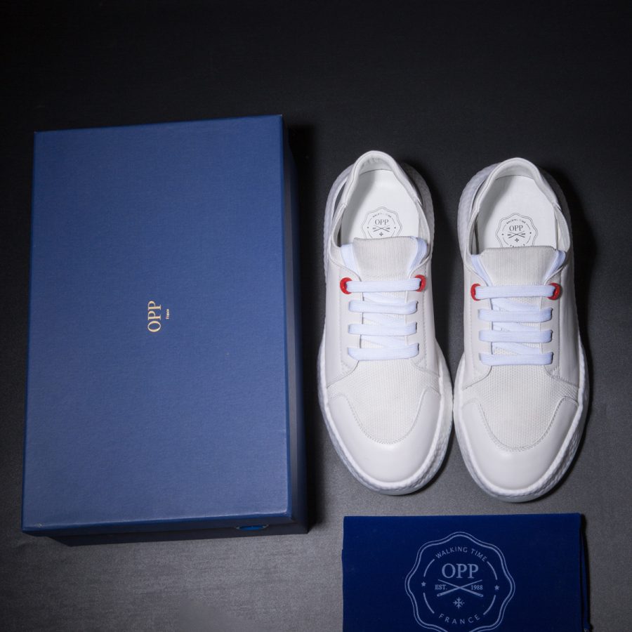 Casual Lace-Up Shoes White - Image 7