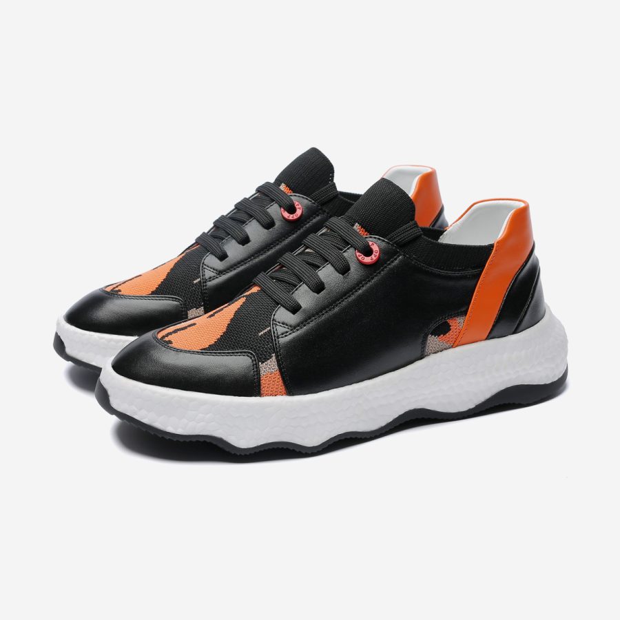 Casual Lace-Up Shoes Black - Image 3