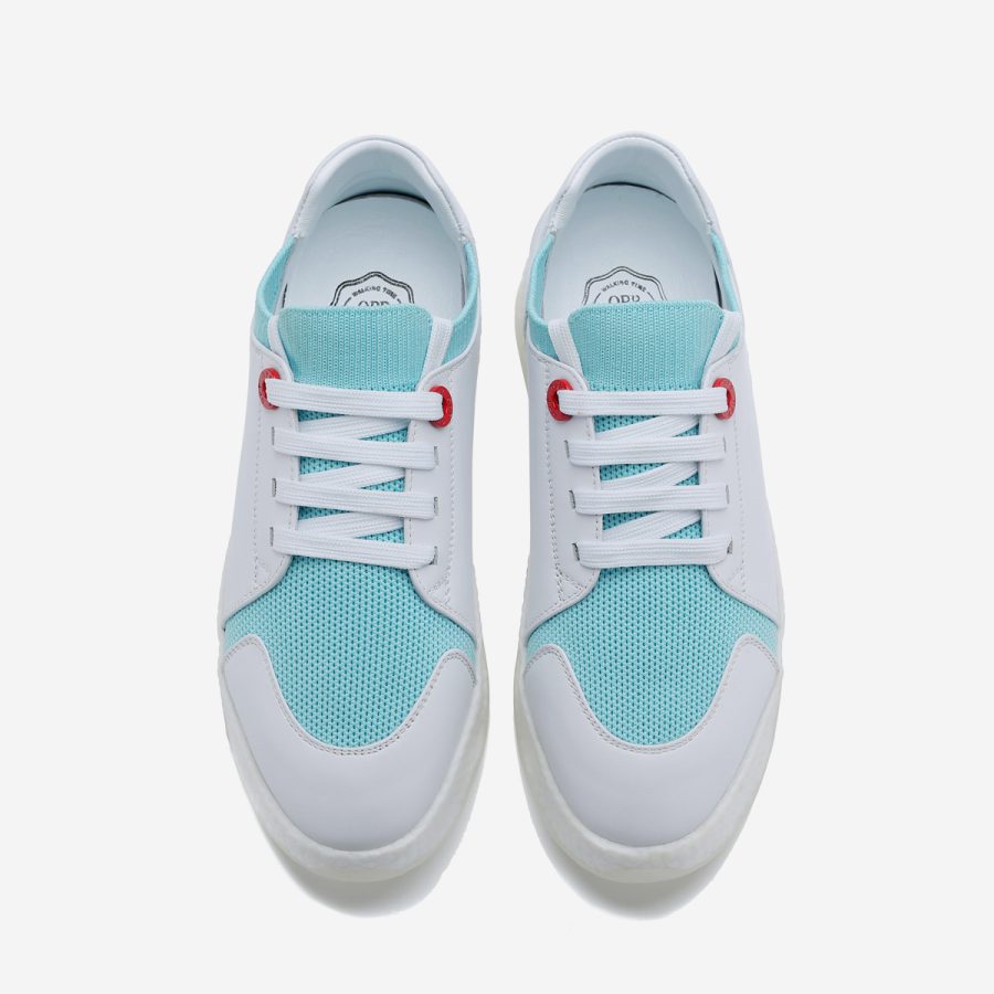 Women Casual Lace-Up Shoes Light Blue - Image 2