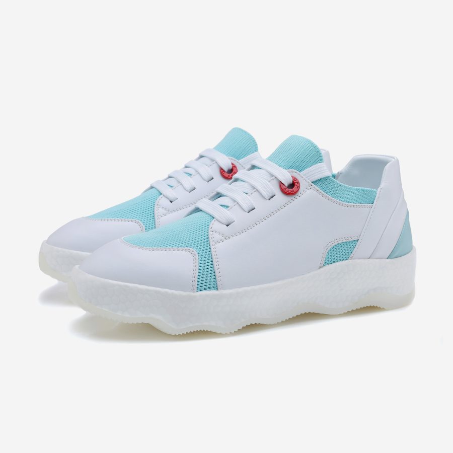 Women Casual Lace-Up Shoes Light Blue - Image 3