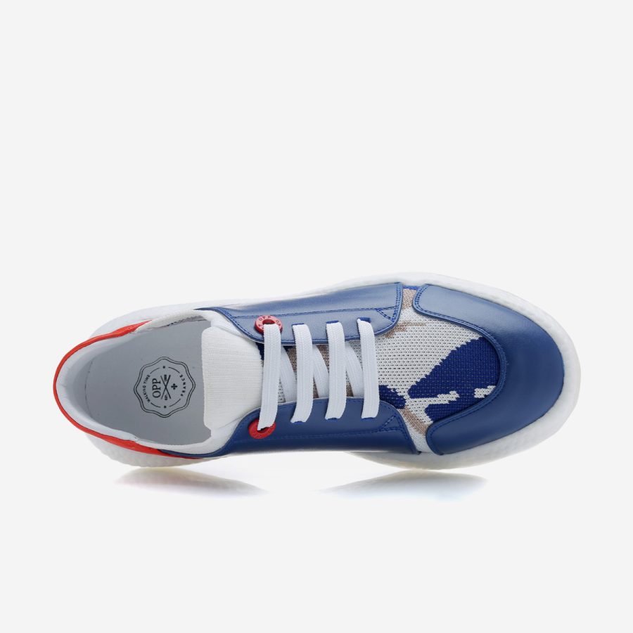 Casual Lace-Up Shoes Blue - Image 5