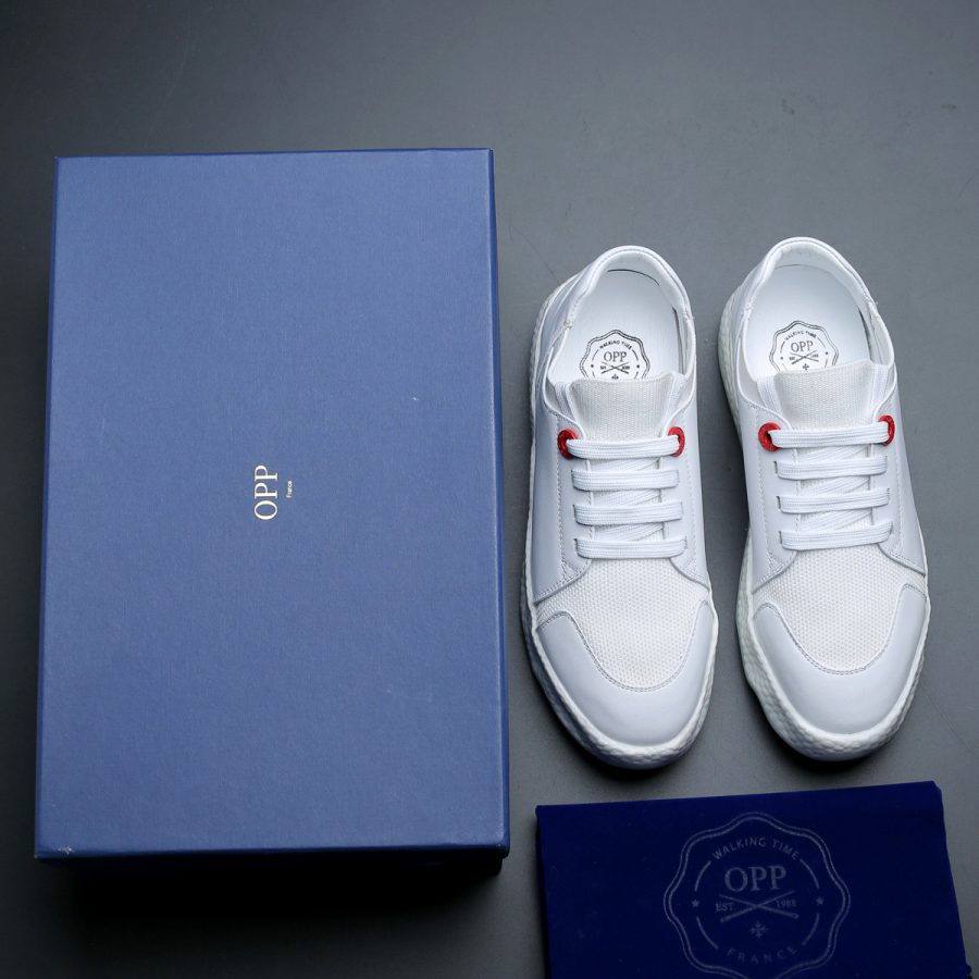 Women Casual Lace-Up Shoes White - Image 7