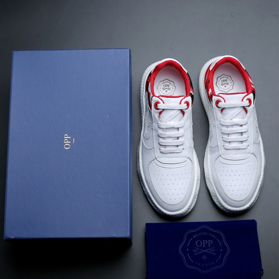 Casual Lace-Up Shoes White - Image 7