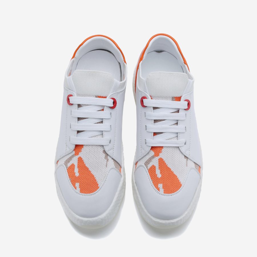 Women Casual Lace-Up Shoes White - Image 2