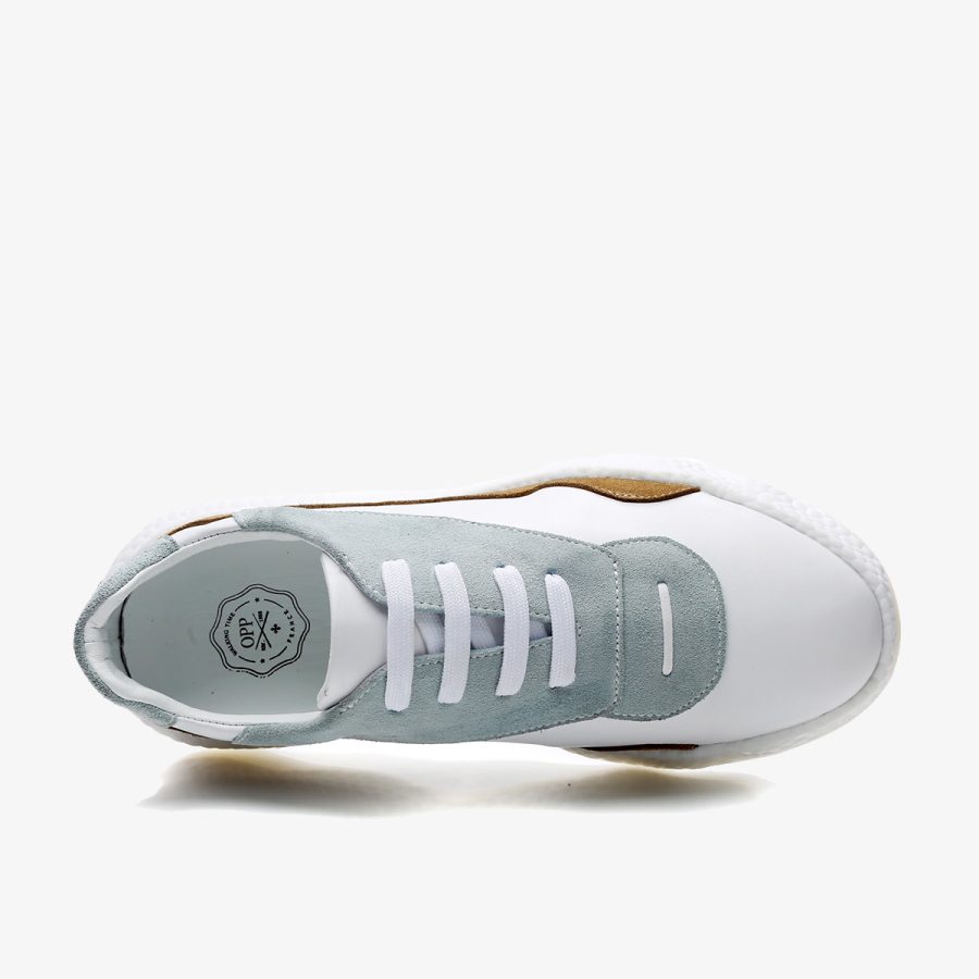 Casual Lace-Up Shoes Light Green - Image 4