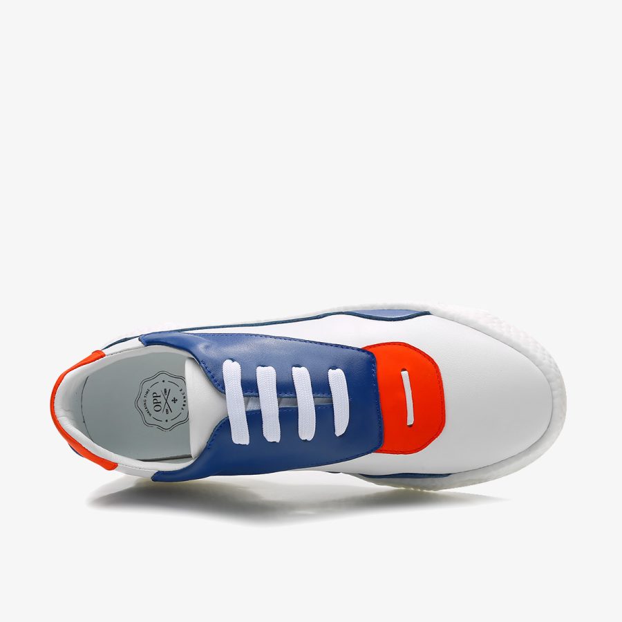Casual Lace-Up Shoes Blue - Image 4