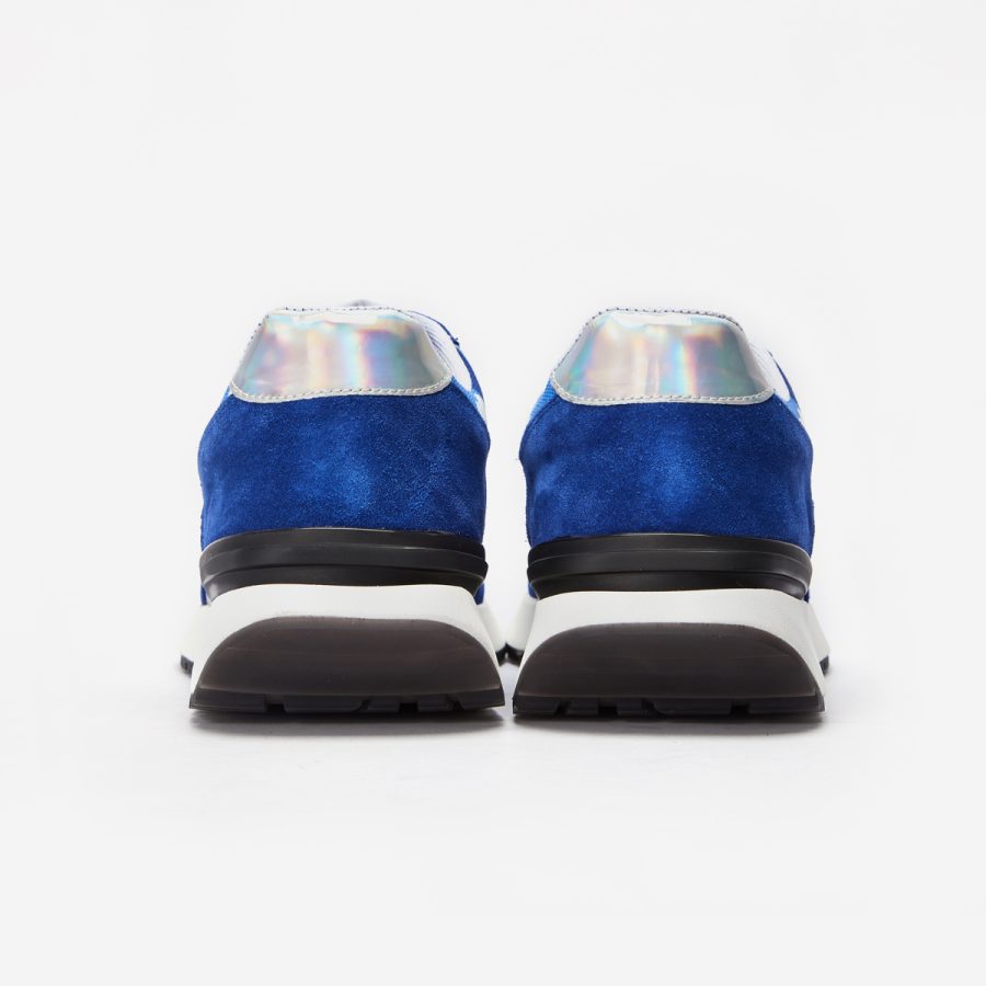 Lace-Up Suede Sneaker Sky Blue - Image 6