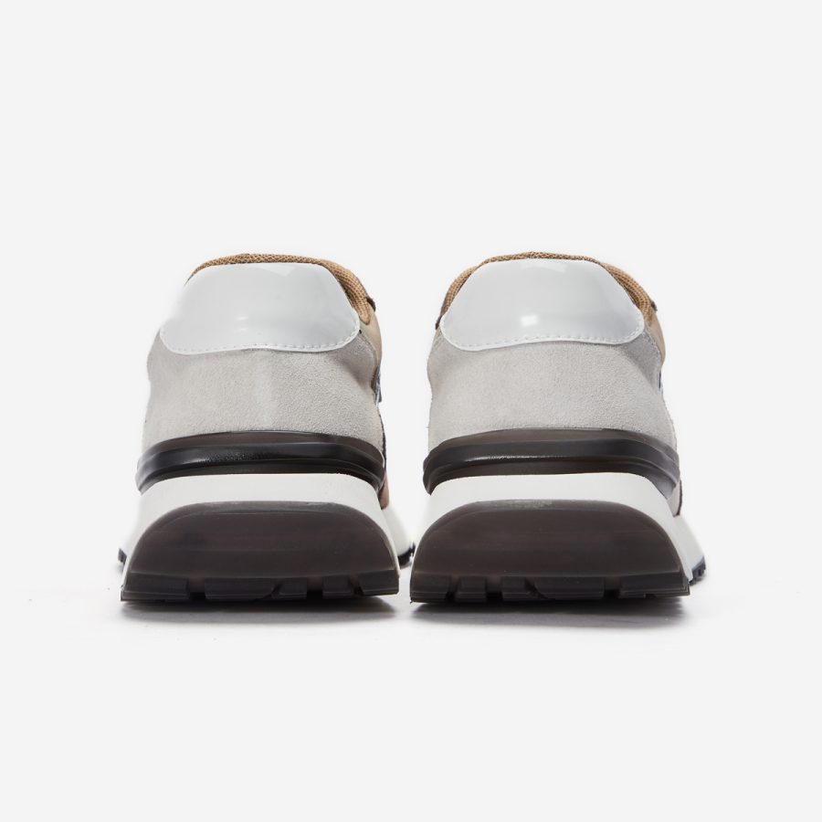 Women Lace-Up Suede Sneaker Khaki - Image 6