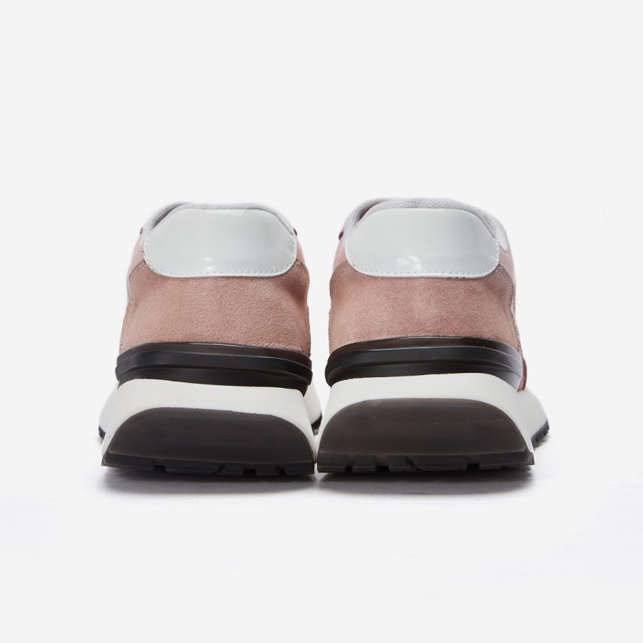 Women Lace-Up Suede Sneaker Pink - Image 6