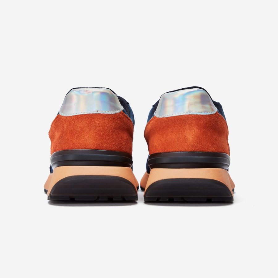 Lace-Up Suede Sneaker Blue - Image 6