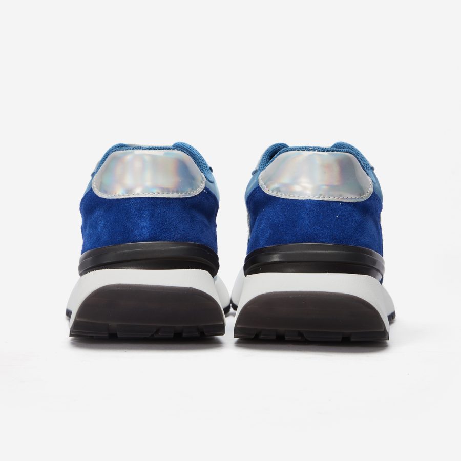 Women Lace-Up Suede Sneaker Sky Blue - Image 6