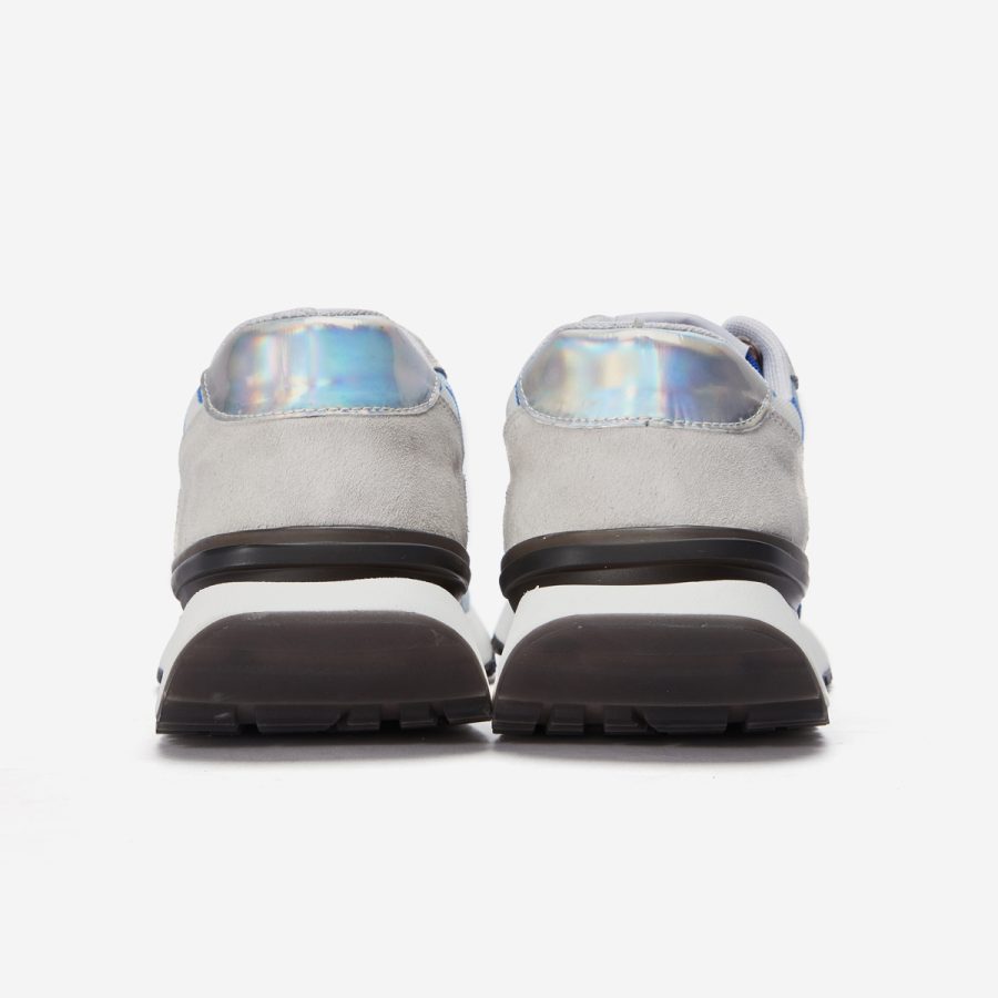 Women Lace-Up Suede Sneaker Light Blue - Image 6