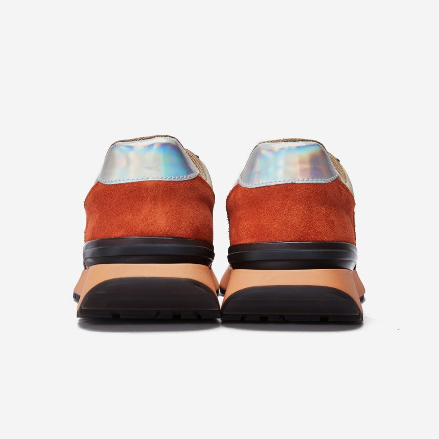 Lace-Up Suede Sneaker Khaki - Image 6