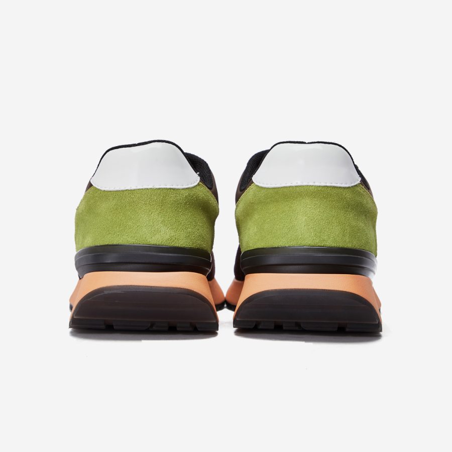 Lace-Up Suede Sneaker Chocolate - Image 6