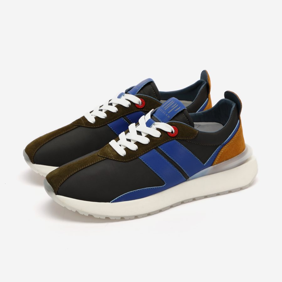 Dark Gray Nylon Bumpr Sneakers - Image 3