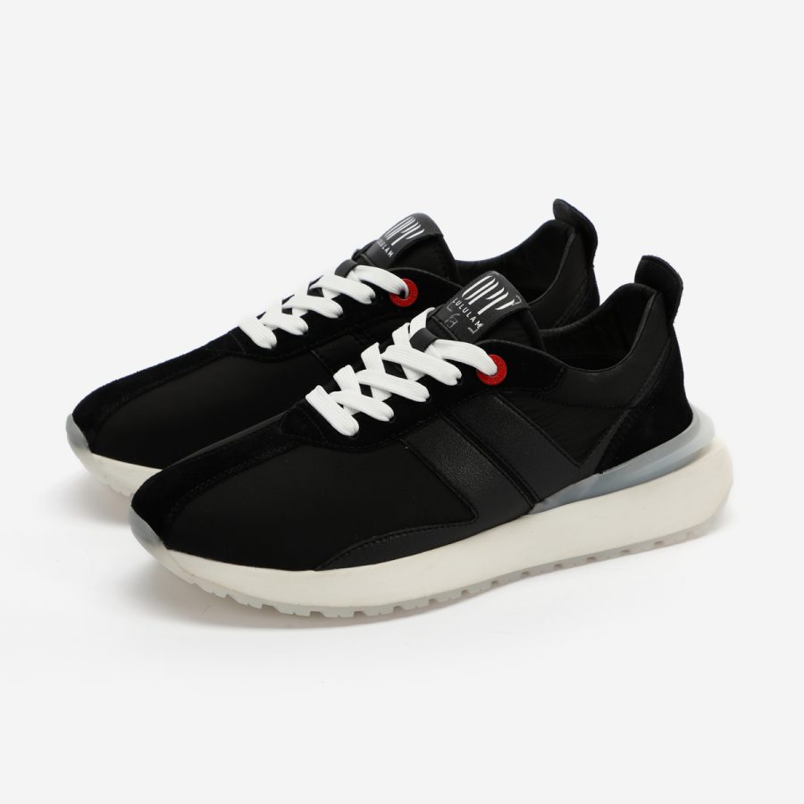 Black Nylon Bumpr Sneakers - Image 3