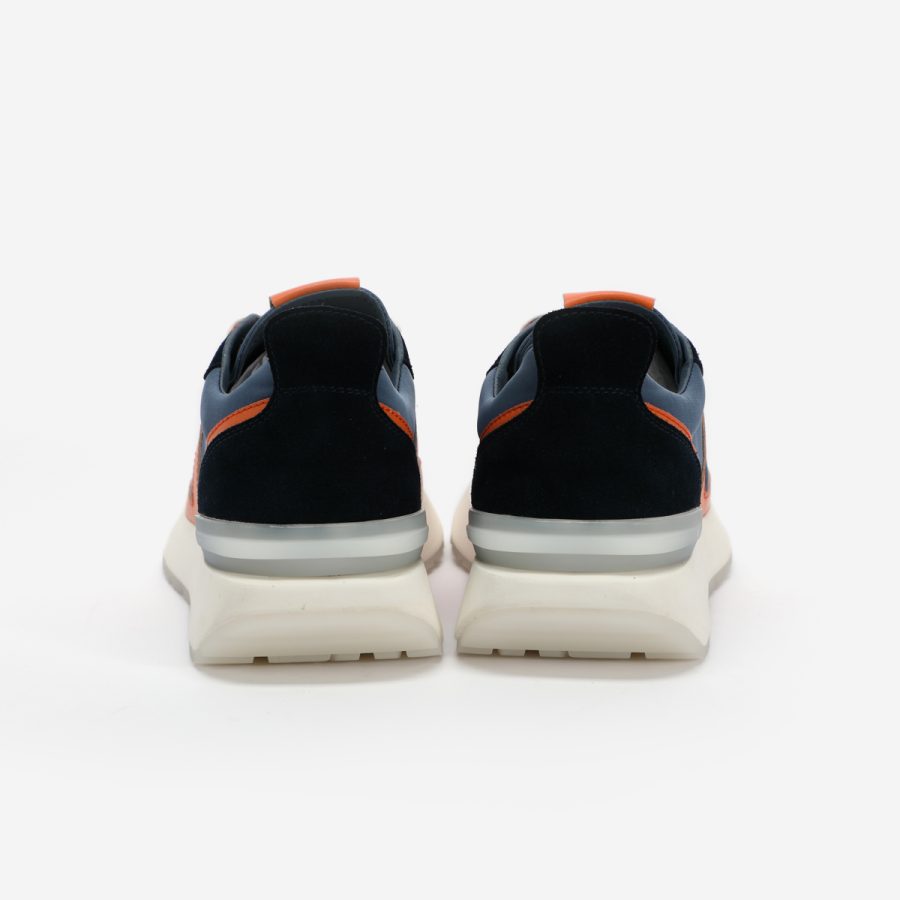 Women Blue Nylon Bumpr Sneakers - Image 4