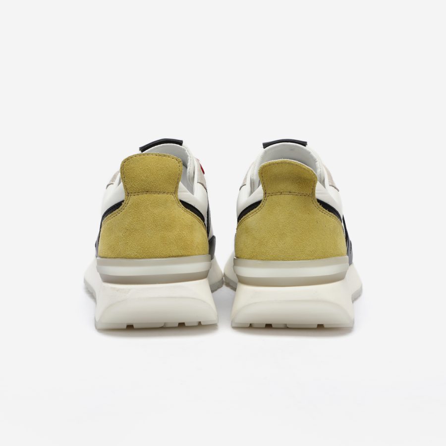 White Nylon Bumpr Sneakers - Image 4