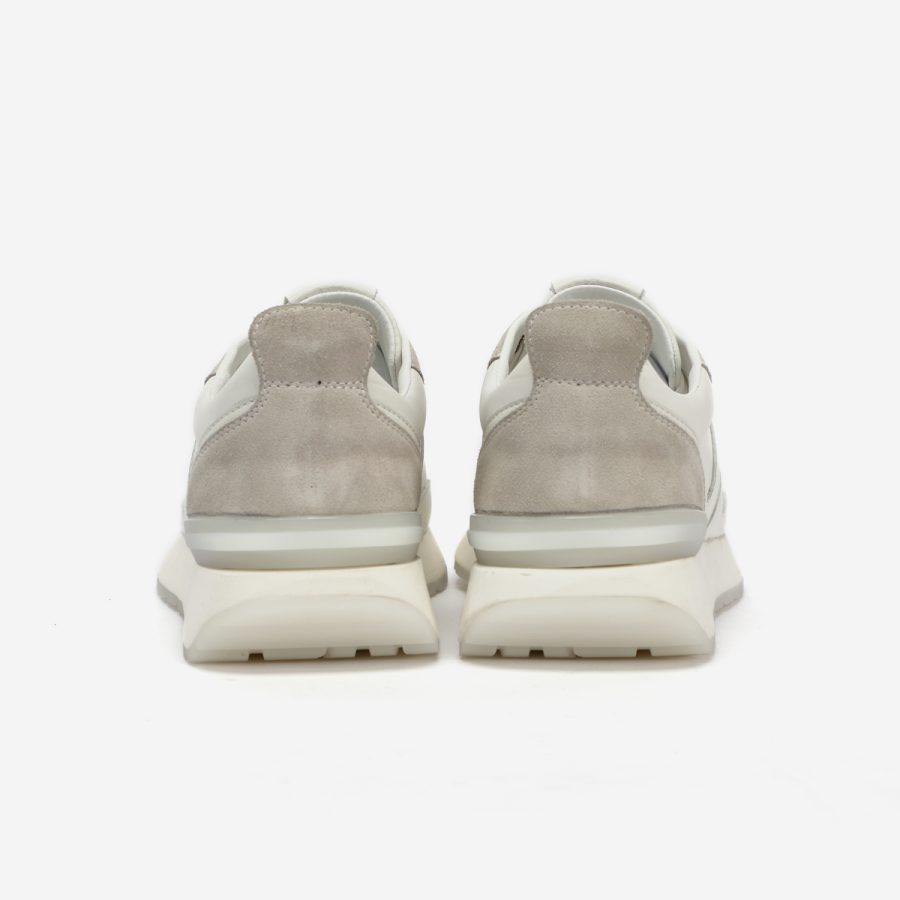White Nylon Bumpr Sneakers - Image 4