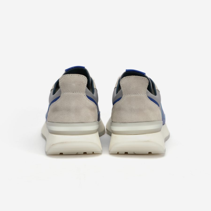 Women Light Gray Nylon Bumpr Sneakers - Image 4