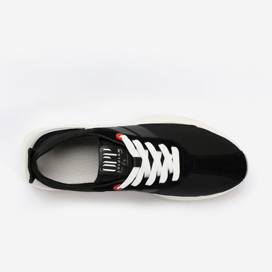 Black Nylon Bumpr Sneakers - Image 5