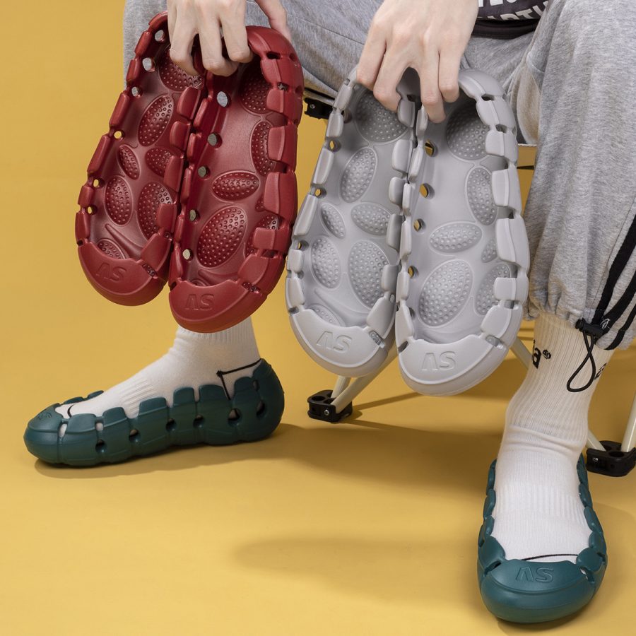 Breathable Without Vamp Slippers White - Image 4