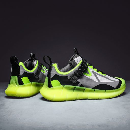 Color-block Luminous Sneakers Green-MA053919 (3)