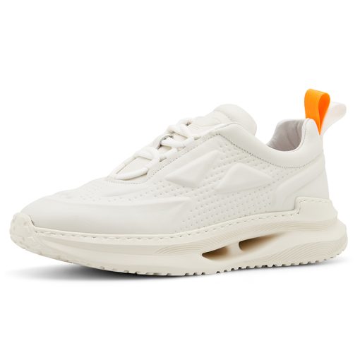 Cutout Sole Lightweight Sneakers White
