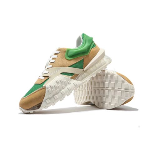 Lace-Up Air Cushion Sneakers Green-M050519 (2)