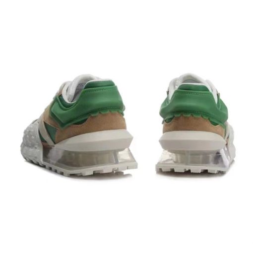 Lace-Up Air Cushion Sneakers Green-M050519 (3)