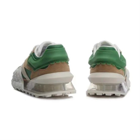 Lace-Up Air Cushion Sneakers Green