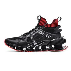Lace-up Blade Sneakers Black