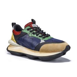 Lace-up Color Block Sneakers-MA0576 (3)