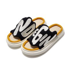 Men-Embroidery-Slippers-Black