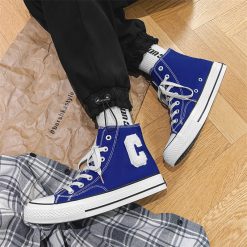 Men-High-Top-Letter-C-Canvas-Shoes-Blue-01