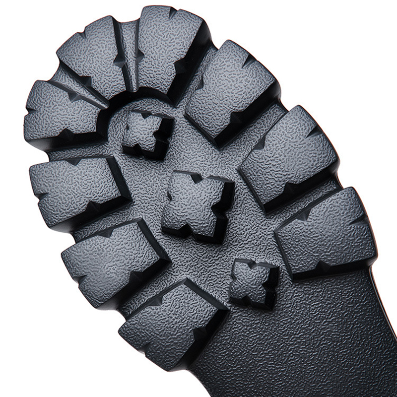 Men Black Patent Leather Platform Boots - Image 6