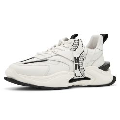 Vintage Panelled Sneakers White (1)