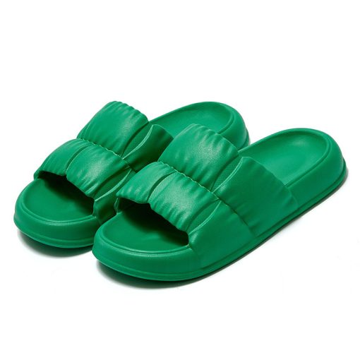 Women Candy EVA Sole Slippers Green