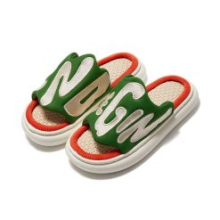 Women-Embroidery-Slippers-Green