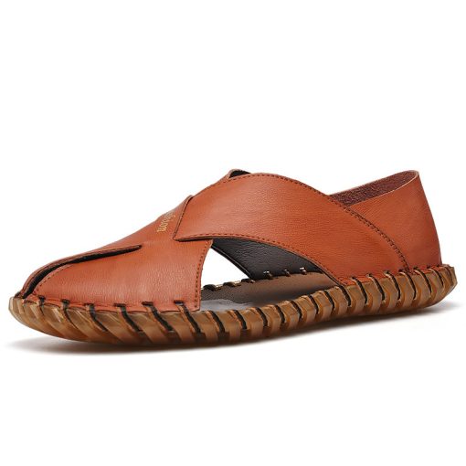 Men Personalized Handmade Cowhide Sandals