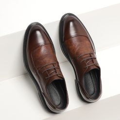 Business Pointed Toe British Leather Shoes-MA0412695 (2)
