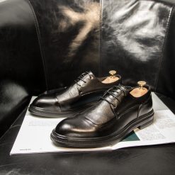 Business Pointed Toe British Leather Shoes-MA0412695 (5)