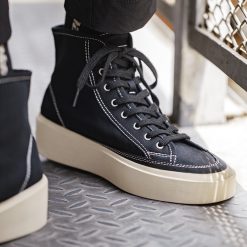 Classic High Top Casual Shoes Black-M0219001 (2)